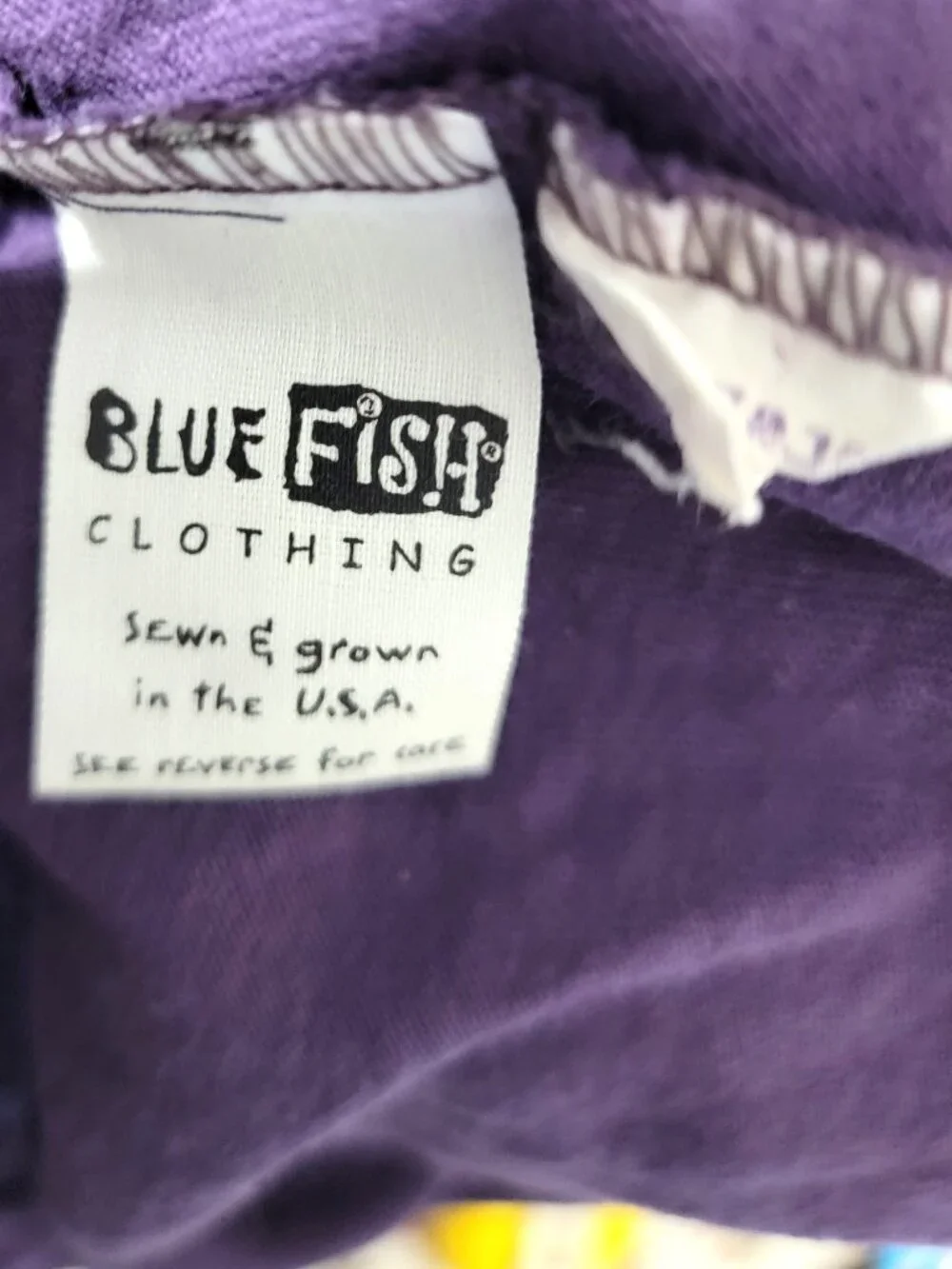 Blue Fish Pinafore Overalls Maxi Dress with Pockets Purple 1 - Picture 9 of 9